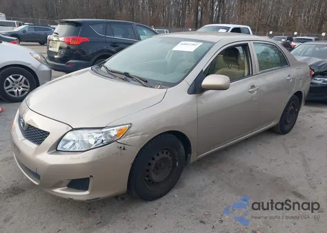 2009 Toyota Corolla Le из США, поврежденный, VIN 1NXBU40E89Z031675